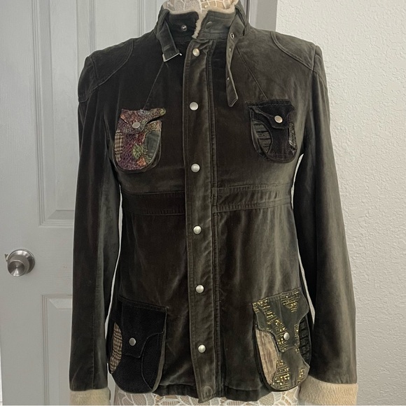Custo Barcelona Jackets & Blazers - Custo Barcelona Velvet Jacket | Size 4 | EUC